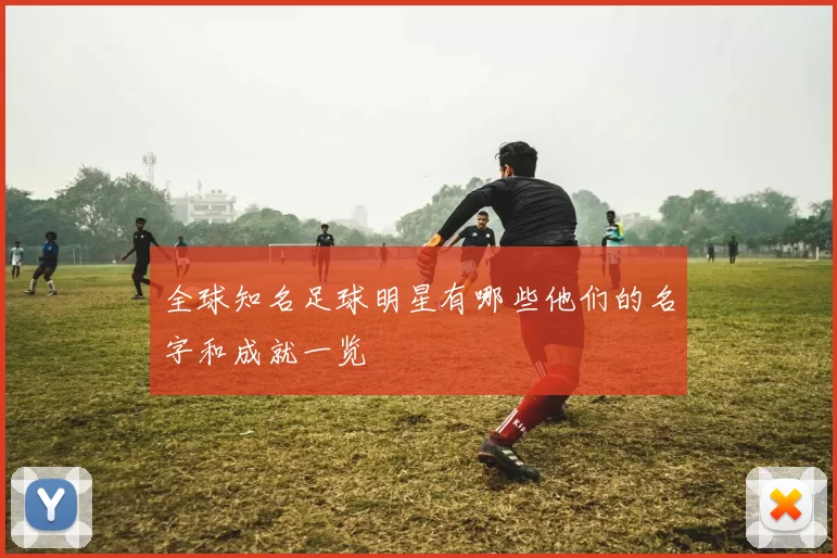 全球知名足球明星有哪些他们的名字和成就一览