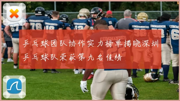 乒乓球团队协作实力榜单揭晓深圳乒乓球队荣获第九名佳绩